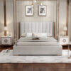 Lioness Upholstered Luxury Leather King Size Bedframe - Image 10