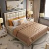 SOVIA Upholstered Leather King Bedframe - Image 3