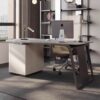 1.8M Stockholm Marble Office Desk - Image 4