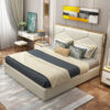 Valerian Upholstered Luxury Leather King Size Bedframe