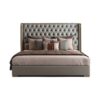 Venice Upholstered Luxury Leather King Size Bedframe - Image 5