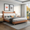 Zoetopia Upholstered Leather Queen Bedframe - Image 4